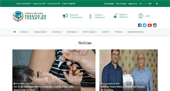 Desktop Screenshot of paraiso.to.gov.br