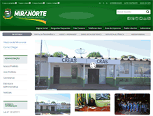 Tablet Screenshot of miranorte.to.gov.br