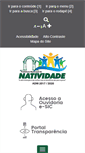 Mobile Screenshot of natividade.to.gov.br