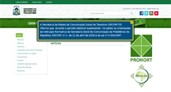 Desktop Screenshot of ceasa.to.gov.br