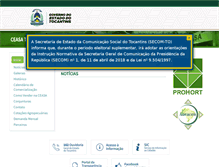 Tablet Screenshot of ceasa.to.gov.br